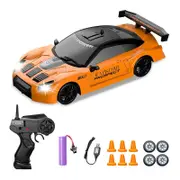 Catzon 1/24 RC 4WD Drift Car 2.4GHz High Speed with Cool Lights for Kids-5