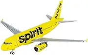 Pre-Built Model Aircraft 8CM 1:400 Miniature Airliner Model Plane for Spirit Airlines A319-100 N536NK Scale Diecast Alloy Airplane Miniature Airplane Model