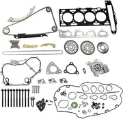 X AUTOHAUX Timing Chain Kit for CHEVROLET CAVALIER CLASSIC MALIBU for PONTIAC for SATURN 2.2L 1 Set
