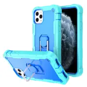 MCC Stylish Shockproof iPhone 11 Pro Case Cover Apple Heavy Duty Tough [Light Blue+Blue]