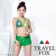 【夏之戀TRAVEL FOX】大女足球風比基尼三件式泳衣-C16721