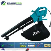 Blower Vac Mulcher Rok PRO Garden Leaf Blower Shredder & Vacuum 2400W Electric