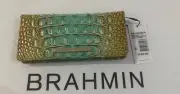 Brahmin Ady Slim Wallet CACTUS OMBRE MELBOURNE Leather