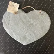 Slate Wall Hang Ready to Paint Cape Cod Cooperage New 10 x 7 Heart