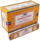 Satya Nag Champa Sandalwood Pooja Agarbatti Incense Sticks 15 gm x 12 Box 180gm
