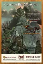 1999 Legend of the Five Rings CCG Siege of Sleeping Mountain Print Ad/Poster Art