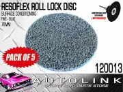 RESOFLEX 76mm ROLL-LOCK DISCS ( FINE BLUE ) SURFACE CONDITIONING (x10)