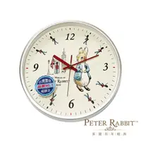 在飛比找momo購物網優惠-【PETER RABBIT 比得兔】比得兔英倫風時鐘(專利授