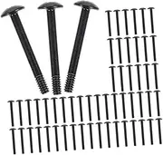 TEHAUX 100pcs Computer Case Case Fan Screws Fractal Design Fan to Radiator Screws Black Iron