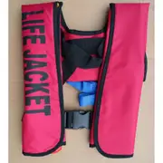 Adult Automatic Inflatable Life Jacket Inflation 150N PFD Survival Vest Red