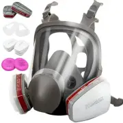 GZYZAMZ 6800 Full Face Gas Mask - Anti-fog Dust-proof Respirator Nuclear with...