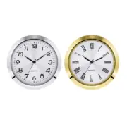 55mm Metal Watch Head with Roman/Arabic Numerals for Glass Crystal Clock