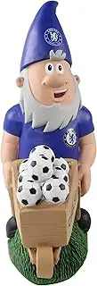 FOCO Forever Collectibles UK EPL Chelsea FC Football Wheelbarrow Garden Gnome 10.5" Indoor Outdoor Decoration
