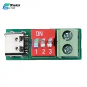 Type-C PD QC Trigger Adjustable Voltage Power Module Fast Charging Decoy Module