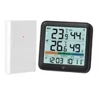 LCD Digital Thermometer Hygrometer Indoor Outdoor Temperature Humidity Meter Tem