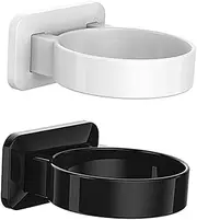 CTIRCHIU Hair Dryer Containers Wall-mounted Racks Plastic Small for Bedroom Bathroom