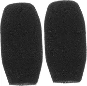 LRXIYODE 2Pcs Microphone Sponge Covers for Noise Reduction Durable Wind Protection for Lapel Microphones Compatible with Indoor Recording Presentations Interviews
