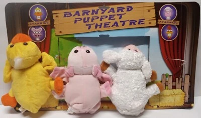 Barnyard Puppet Theatre Plush Duck, Lamb, Pig Set of 3.......................2F