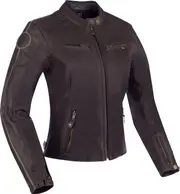 Segura Devon, leather jacket women , color: Dark Brown/Dark Green , size: T1