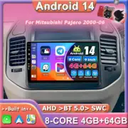 4GB+64GB Android 14 CarPlay Car Stereo For Mitsubishi Pajero 2000-2006 Head Unit