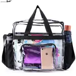 PORTABLE PVC CLEAR BAG TRANSPARENT SHOULDER CROSSBODY BAG TO