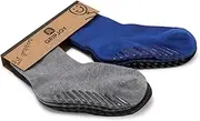 [Gripjoy] Toddler Socks With Grippers - Non Slip Socks for Toddlers - Toddler Socks Boys 2t-3t - Girls 4t-5t - 4 pairs