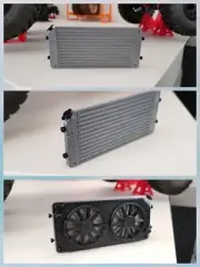 Scale RC radiator fan intercooler U4 Axial wraith scx10 rock crawler buggy yeti