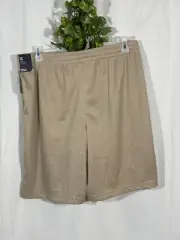 DSG Men's 10" Pocketless Mesh Shorts Beige
