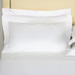 Frette Luminescent Pearls Embroidered Standard Sham
