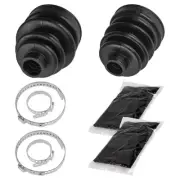 Front Axle Inner Outer CV Boot Kit for Yamaha Wolverine 350 YFM350FX 1995-2000