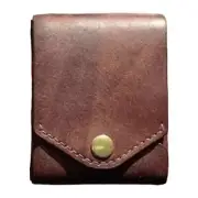 Multifunctional Compact Wallet,Handmade Leather Wallet for Men,Small Slim Thin