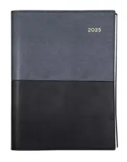 2025 Diary Collins Vanessa A4 Day To Page Black Calendar Year DTP Spiral 145.V99