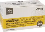 Nelum Sandalwood Natural Soap Bar Pack, 400 g