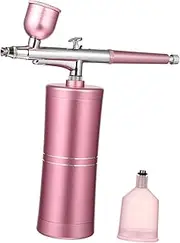SHINEOFI Mini Airbrush Painting Kit Moisturizing Sprayer Nano Mist Airbrush Facial Mist Professional Makeup Art Tool Pink