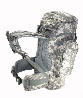Large 45L ACU Army Camo Rio Grande Hiking Tactical Military Backpack Camping