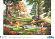 Harlington 1000 Piece Jigsaw Puzzle - Thomas Kinkade Disney Winnie The Pooh