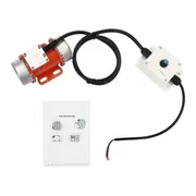 60W DC24V Electric Vibration Motor with Speed Controller Brushless High-Speed Motor Alloy Concrete Vibrator 4000rpm As Shown