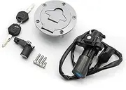 Motorcycle Ignition Switch for Yamaha for YZF-R25 R3 2015-2019 2015 2016 2017 2018 2019 Motorcycle Ignition Switch Gas Tank Cap Seat Lock Key Set