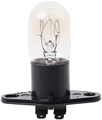 1Pc Black Microwave Oven Global Light Lamp Bulb Base Design 250V 2A