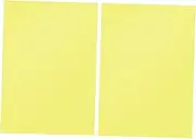 Generic 2X PVC Translucent PP Blade Correction Gel Light, Handmade, Flexible, A4, Colored Overlays for Headlight Handicraft Lamps, Yellow