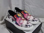 DSquared Vitello Manga Anime Print Limited Edition Sneaker Men's size 10 US