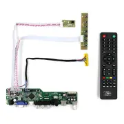 TV HD VGA AV USB AUDIO LCD Controller Board For 12" HSD121PHW1 1366X768 LCD