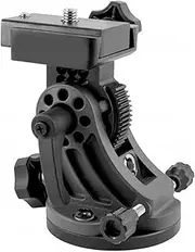 Telescope Mount, Aluminum Alloy Adjustment Telescope Latitude Seat with Dual Knobs for Astronomy Telescope Accessory