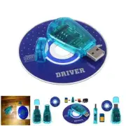 USB Cellphone SIM Card Reader Simcard Backup Writer Copy Cloner GSM CDMA WCDMA