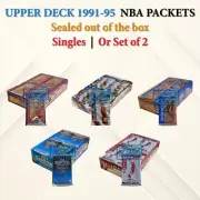 Upper Deck 1991-92 Basketball NBA 1994-95 Box Pack Trading Cards 1 OR 2 Packet