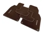 OEM Porsche 911 992 Floor Mats Velour Brown Original Leather Carpet Fabric Coupe (for: Porsche)