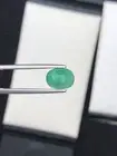 2.75Ct Green Emerald Oval Cabochon Panjshir Loose Faceted Gemstone