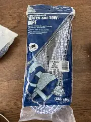 Berkley 1/4" WaterSki Tow Rope With Berk-Lite Single Handle 75 Ft New Sealed