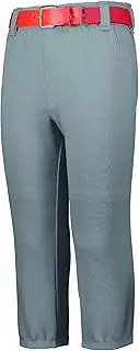 [Augusta Sportswear] Youth Pull-Up Baseball Pant with Loops, Blue Grey, XXS