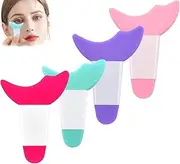 LYSAIMG 8 PCS Reusable Mascara Eyelash Shield Applicator Aid Tool,Eyelash Eyeshadow Auxiliary Guard Tool Pads,Eyeliner Applicator Guide Tool for Makeup,Eyelash,Eyeshadow,Eyeliner Applicator